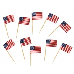 USA flaga wykałaczki z flagą pikery Stany Zjednoczone Ameryki
